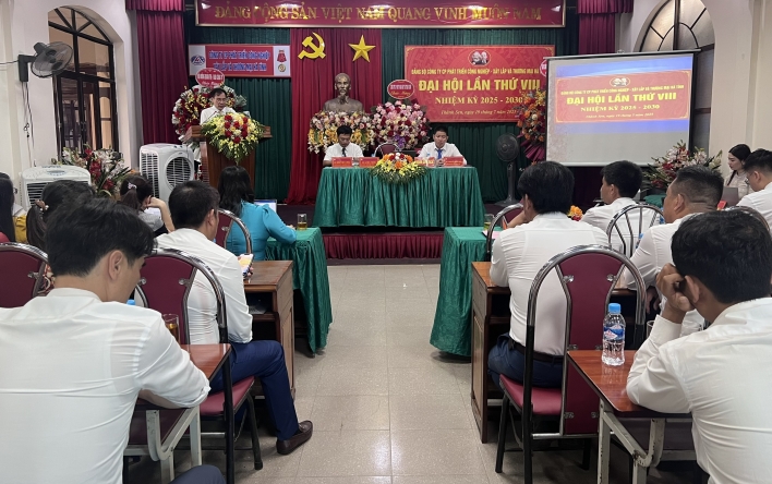 Đại hội Đảng bộ Công ty CP Phát triển công nghiệp - Xây...